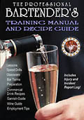 Rserving's Bartender Handbook includes lesson material, drink recipes, and bartender how-to's. It's available at www.Rserving.com