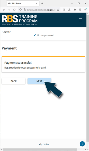 Payment processed