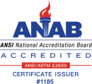 ANSI-Accredited Certificate Issuer - Food Safety - Accreditation Number 1185